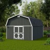 Little Cottage Co. 14x18 Classic Gambrel Large Barn Shed Kit (14x18 CGLB-PC)