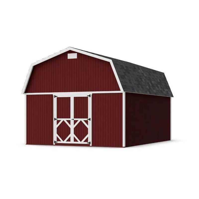 Little Cottage Co. 14x18 Classic Gambrel Large Barn Shed Kit (14x18 CGLB-PC)