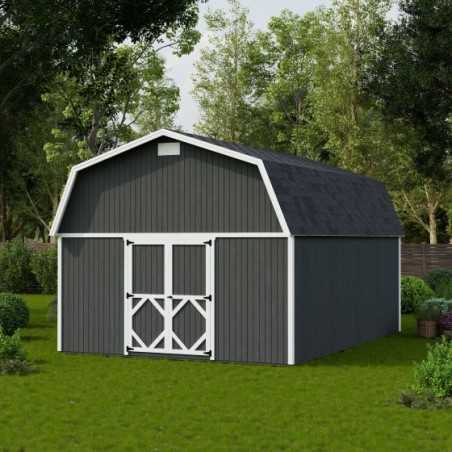 Little Cottage Co. 14x20 Classic Gambrel Large Barn Shed Kit (14x20 CGLB-PC)