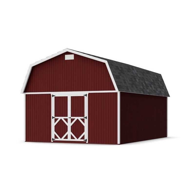 Little Cottage Co. 14x20 Classic Gambrel Large Barn Shed Kit (14x20 CGLB-PC)