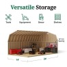 Little Cottage Co. 14x24 Classic Gambrel Large Barn Shed Kit (14x24 CGLB-PC)