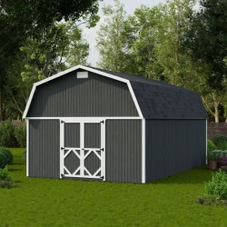 Little Cottage Co. 14x24 Classic Gambrel Large Barn Shed Kit (14x24 CGLB-PC)