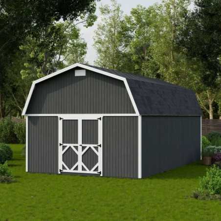 Little Cottage Co. 14x24 Classic Gambrel Large Barn Shed Kit (14x24 CGLB-PC)