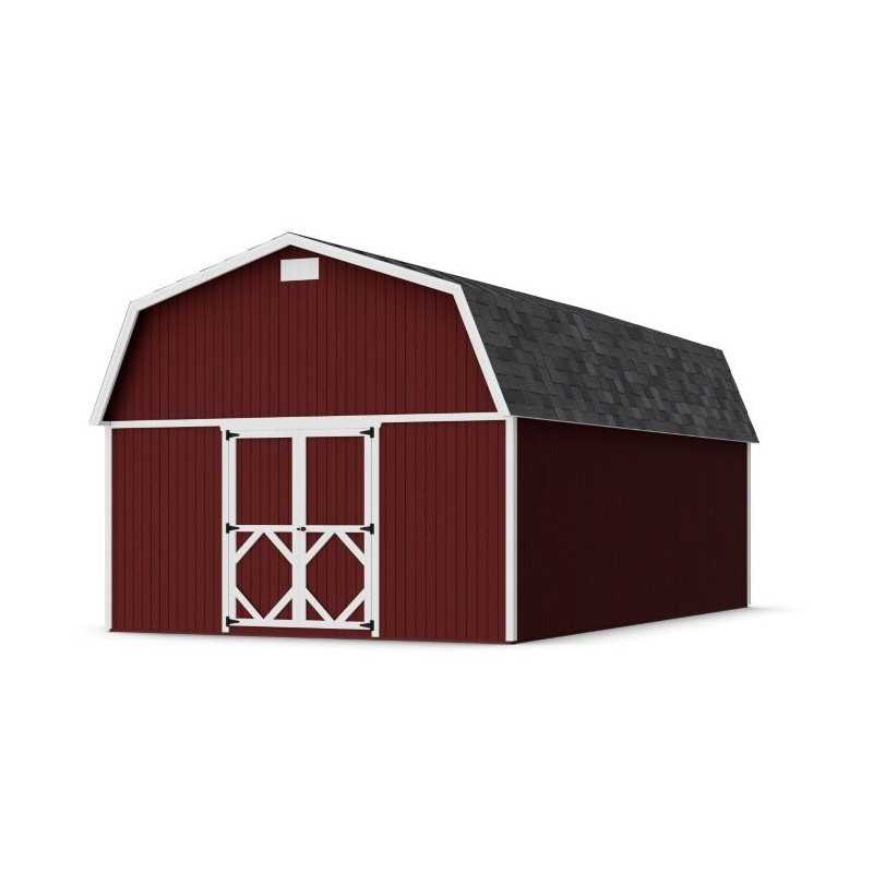 Little Cottage Co. 14x24 Classic Gambrel Large Barn Shed Kit (14x24 CGLB-PC)