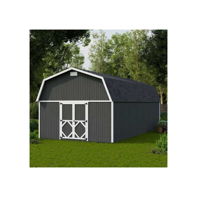Little Cottage Co. 14x30 Classic Gambrel Large Barn Shed Kit (14x30 CGLB-PC)