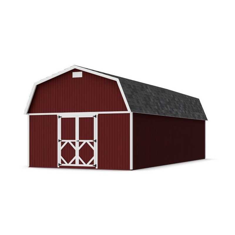 Little Cottage Co. 14x32 Classic Gambrel Large Barn Shed Kit (14x32 CGLB-PC)