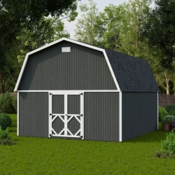Little Cottage Co. 16x1 Classic Gambrel Large Barn Shed Kit (16x18 CGLB-PC)