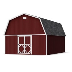 Little Cottage Co. 16x20 Classic Gambrel Large Barn Shed Kit (16x20 CGLB-PC)