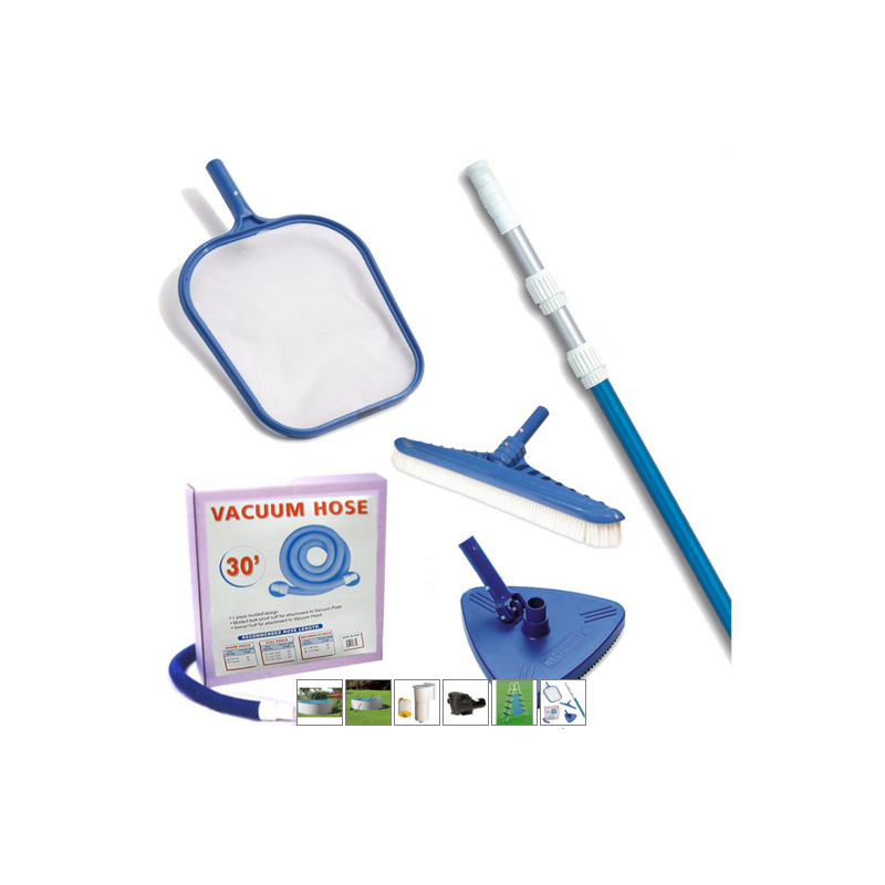 Presto 12x52 Deep Metal Wall Above-Ground Pool Packages - Round NB2012