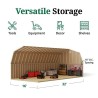 Little Cottage Co. 16x32 Classic Gambrel Large Barn Shed Kit (16x32 CGLB-PC)