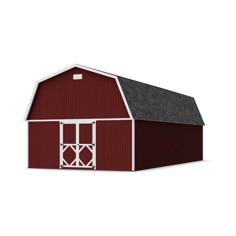 Little Cottage Co. 16x34 Classic Gambrel Large Barn Shed Kit (16x34 CGLB-PC)