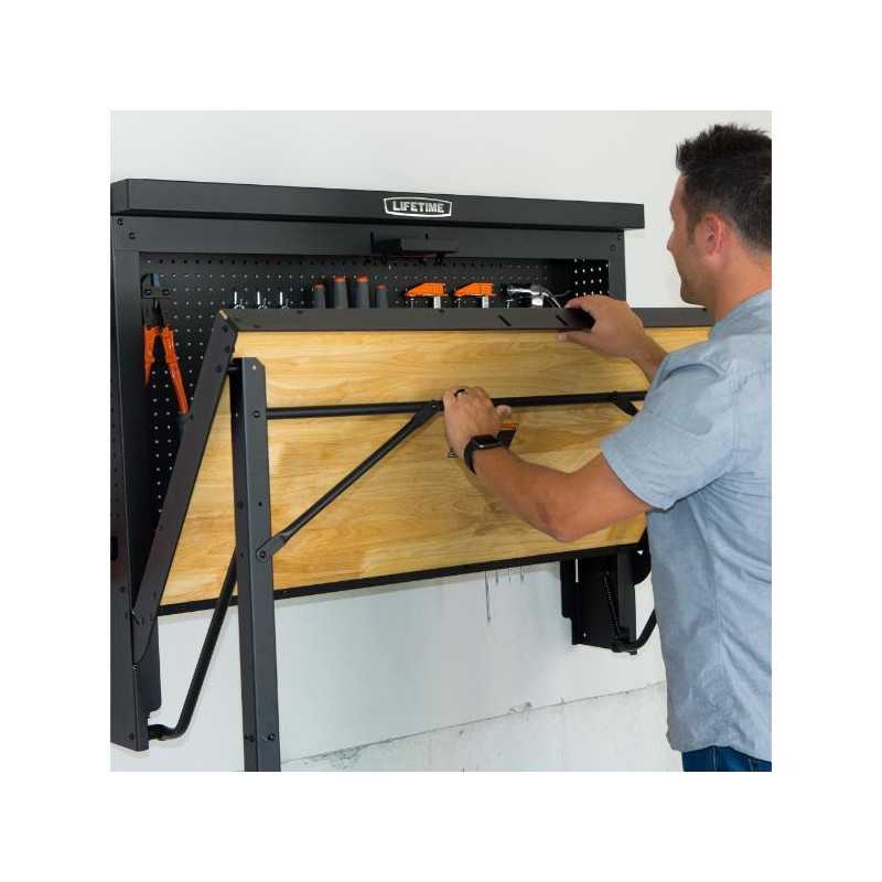 Lifetime Wall-Mounted Work Table (80421)
