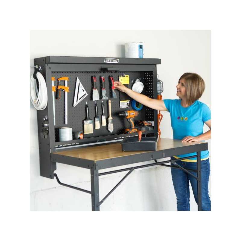 Lifetime Wall-Mounted Work Table (80421)
