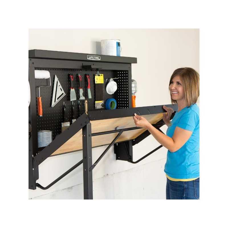 Lifetime Wall-Mounted Work Table (80421)