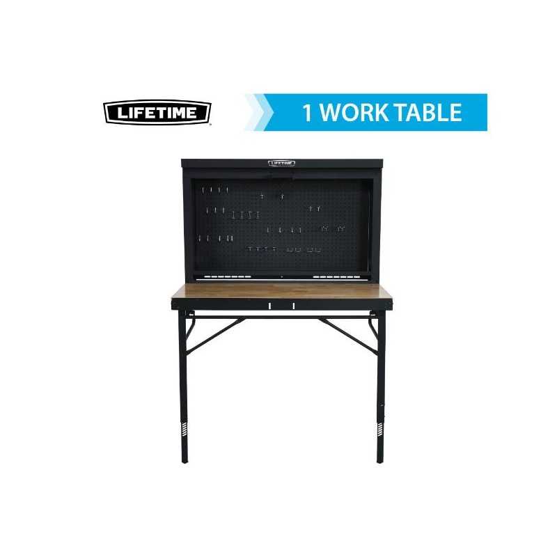 Lifetime Wall-Mounted Work Table (80421)