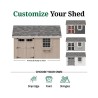 Little Cottage Co. Colonial Pinehurst 12x14 Wood Storage Shed Kit (12x14 PCGS-PC)