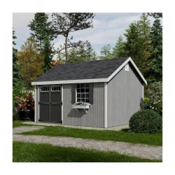 Little Cottage Co. Colonial Pinehurst 12x14 Wood Storage Shed Kit (12x14 PCGS-PC)