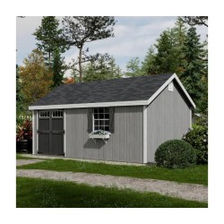 Little Cottage Co. Colonial Pinehurst 12x18 Wood Storage Shed Kit (12x18 PCGS-PC)