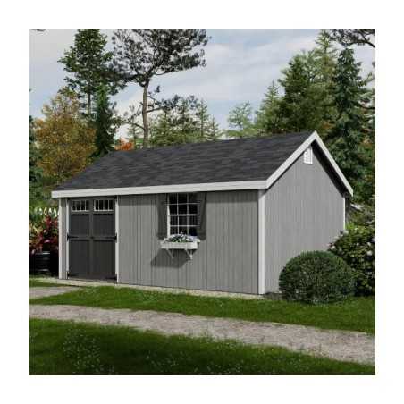 Little Cottage Co. Colonial Pinehurst 12x18 Wood Storage Shed Kit (12x18 PCGS-PC)