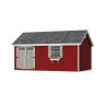 Little Cottage Co. Colonial Pinehurst 12x18 Wood Storage Shed Kit (12x18 PCGS-PC)
