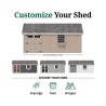 Little Cottage Co. Colonial Pinehurst 12x20 Wood Storage Shed Kit (12x20 PCGS-PC)