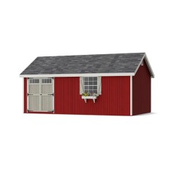Little Cottage Co. Colonial Pinehurst 12x20 Wood Storage Shed Kit (12x20 PCGS-PC)
