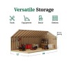 Little Cottage Co. Colonial Pinehurst 12x24 Wood Storage Shed Kit (12x24 PCGS-PC)