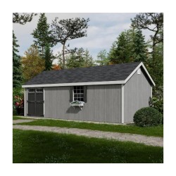 Little Cottage Co. Colonial Pinehurst 12x24 Wood Storage Shed Kit (12x24 PCGS-PC)