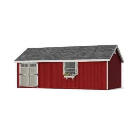 Little Cottage Co. Colonial Pinehurst 12x24 Wood Storage Shed Kit (12x24 PCGS-PC)