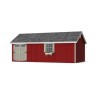 Little Cottage Co. Colonial Pinehurst 12x24 Wood Storage Shed Kit (12x24 PCGS-PC)