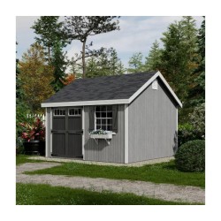 Little Cottage Co. Colonial Pinehurst 12x12 Wood Storage Shed Kit (12x12 PCGS-PC)