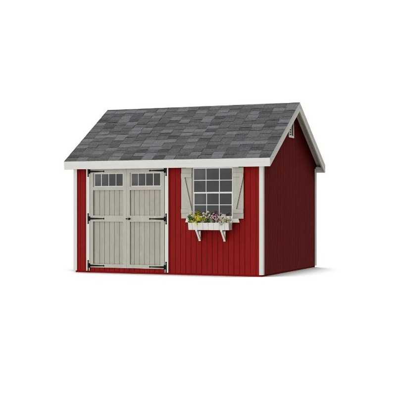 Little Cottage Co. Colonial Pinehurst 12x12 Wood Storage Shed Kit (12x12 PCGS-PC)