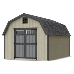 Little Cottage Co. Colonial Greenfield 10x14 Wood Barn Shed Kit (10x14 GCGS-PC)