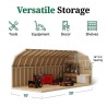 Little Cottage Co. Colonial Greenfield 10x20 Wood Barn Shed Kit (10x20 GCGS-PC)
