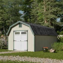 Little Cottage Co. Colonial Greenfield 10x20 Wood Barn Shed Kit (10x20 GCGS-PC)