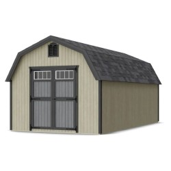 Little Cottage Co. Colonial Greenfield 10x20 Wood Barn Shed Kit (10x20 GCGS-PC)