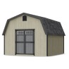 Little Cottage Co. Colonial Greenfield 12x12 Wood Barn Shed Kit (12x12 GCGS-PC)