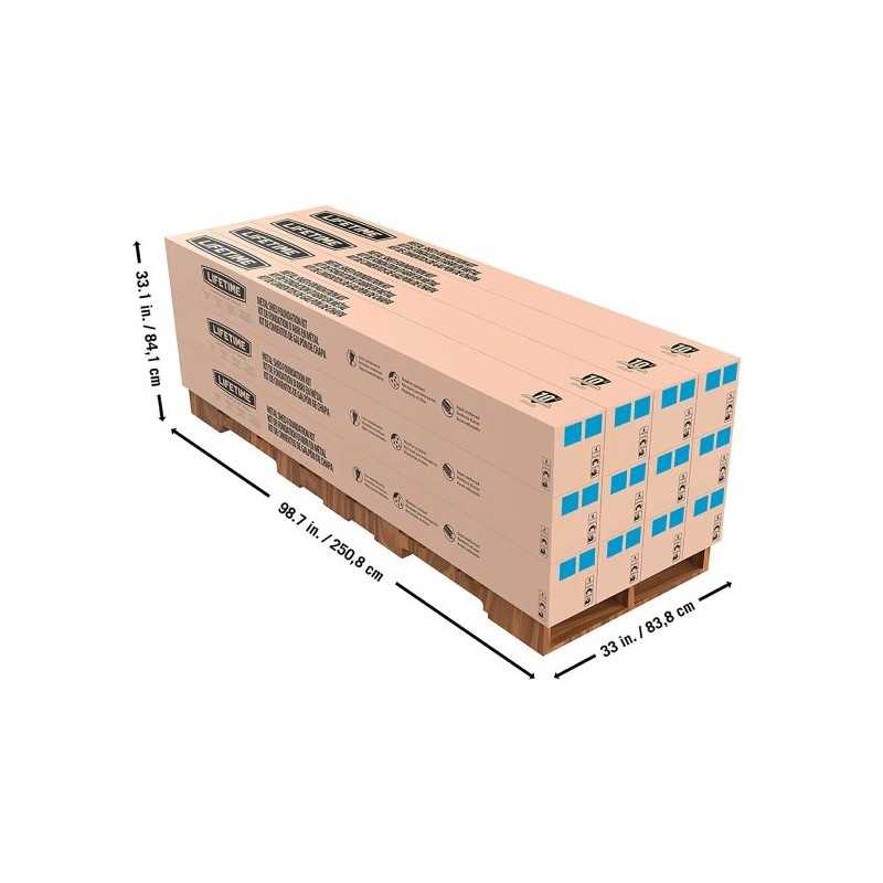 Lifetime Metal Foundation-Kit 8 x 15 or  15 x 8 (60524)