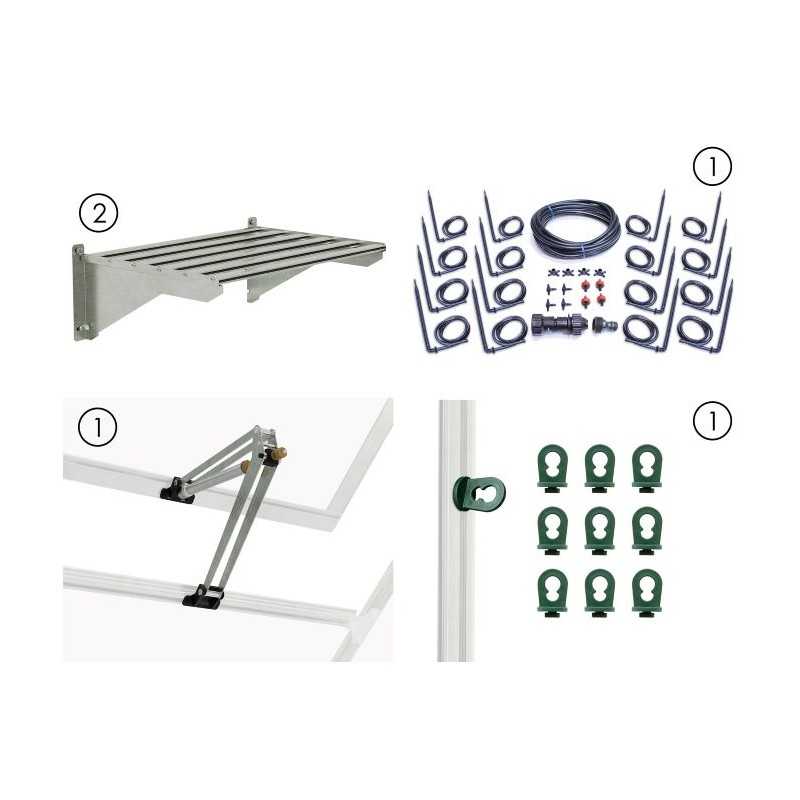 Palram Canopia Greenhouse Accessories Bundle (HGK105)
