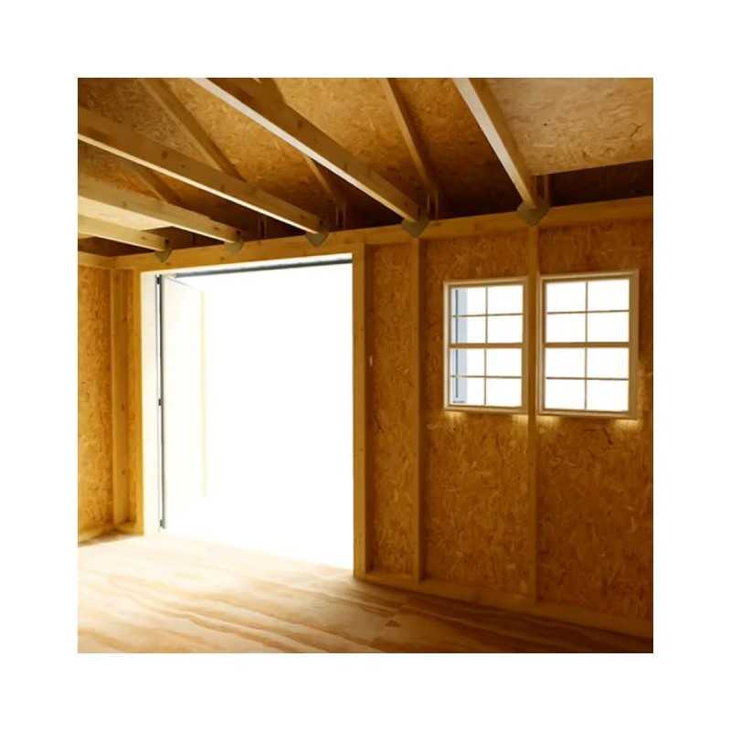 Best Barns Sophisticated Salt Box 8x12 Pre-cut Wood Shed Kit - Offset Eave Door (SBOXDE12)