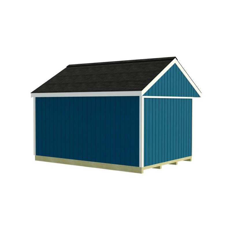 Best Barns Overhang Oasis 10x10 Specialty Pre-cut Shed Kit - Deep Eave Overhang (OOASDE10)