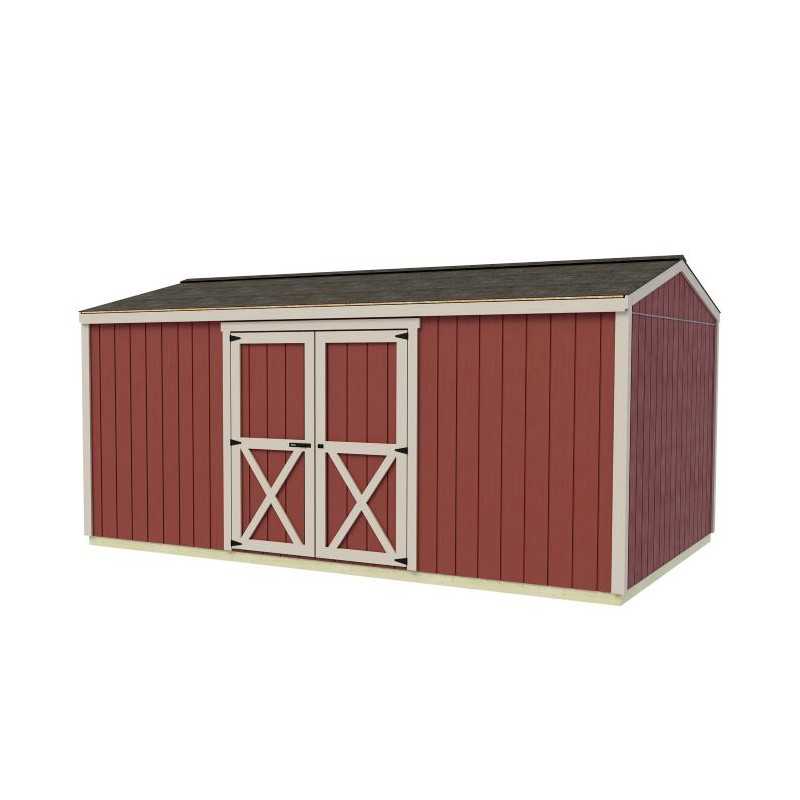 Best Barns Handmade Haven 16x10 Pre-Cut Shed Kit - Centered Eave Door (HHAVDE16)