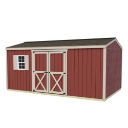Best Barns Handmade Haven 12x10 Pre-Cut Shed Kit - Offset Eave Door (HHAVDE12)