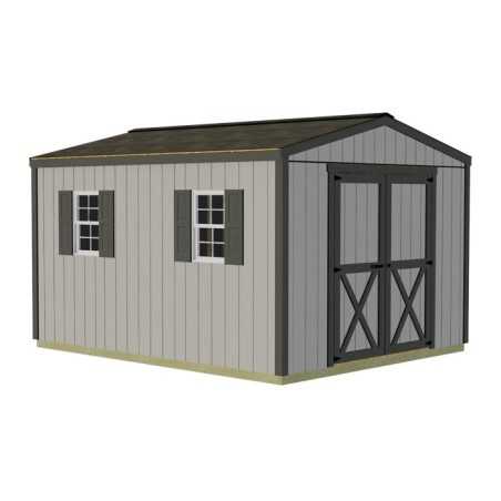 Best Barns Handmade Haven 10x12 Pre-Cut Shed Kit - Centered Gable Door (HHAVDG12)
