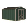Best Barns Handmade Haven 10x16 Pre-Cut Shed Kit - Centered Gable Door (HHAVDG16)