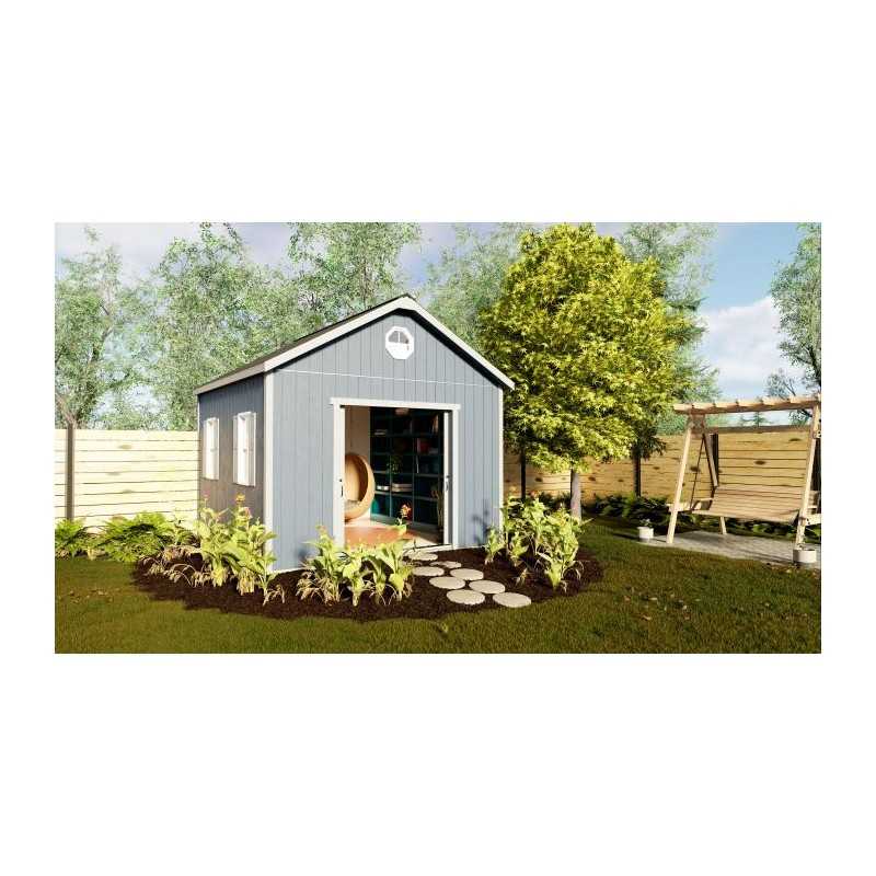 Best Barns Backyard Basecamp 12x12 Pre-Cut Shed Kit - Sliding Doors (BBASSD12)
