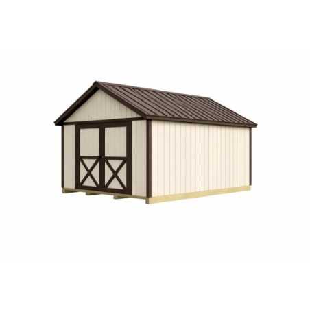 Best Barns Crafter's Connection 12x16 Pre-Cut Shed- Centered Gable Door (CCONDG16C)