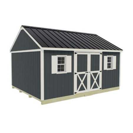 Best Barns Crafter's Connection 12x16 Standard Pre-Cut Storage Sheds - Door on Eave (CCONDE16C)