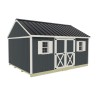Best Barns Crafter's Connection 12x16 Standard Pre-Cut Storage Sheds - Door on Eave (CCONDE16C)