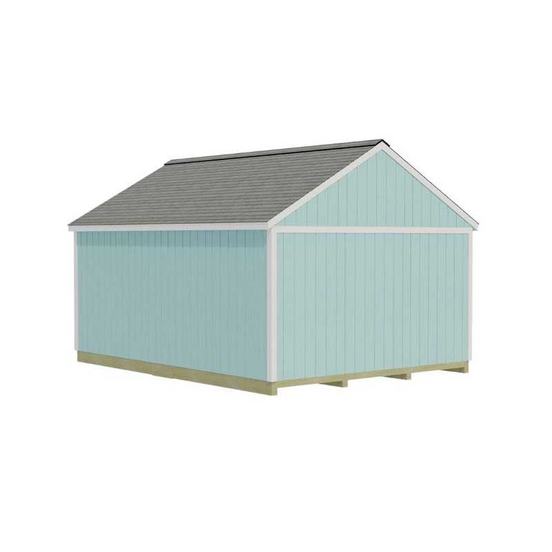 Crafter's Connection 12x16 Pre-Cut Shed - Centered Barn & Walk-In